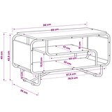  TV stalak 98 x 36 x 45 cm Hrast artisan Konstruirano drvo | shoptok.hr