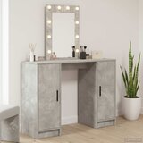  Toaletni stol Svijetlo siva 102 x 33 x 135 cm Konstruirano drvo | shoptok.hr