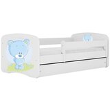 HAPPYKIDS OTROKA POSTELJA DREAMY MEDVEDEK (VE BARV IN DIMENZIJ)-Bela-80x160 | Shoptok.si