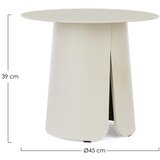 BIZZOTTO Okrugao vrtni stolić aluminijski ø 45 cm Bryan – | shoptok.hr