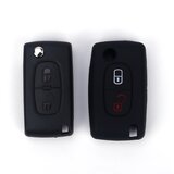 INF Silikonska etui za ključe, školjka za Peugeot 307, 2 gumba Black, (21296967) Cene