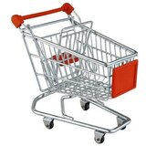 Mini shopping kolica crvena Cijene