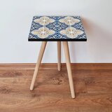 Hanah home Shp40 - white whitenavy bluebeige side table Hanah home Shp40 - white whitenavy bluebeige side table Slike