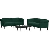  3-dijelni set sofa tamnozeleni baršunasti | shoptok.hr