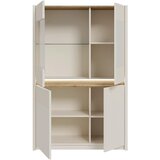 Hom`in vitrina, barve hrasta, peščene barve | Shoptok.si