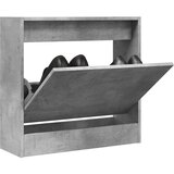 vidaXL Omarica za čevlje betonsko siva 60x21x57 cm inženirski les | Shoptok.si