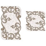  210Fg41515Bj beigewhite bathmat set (2 pieces) | Eponuda.com