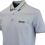 Boss Paddy Pro Polo Shirt Dark Grey/Yellow Siva | shoptok.hr