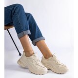Gemre Beige Women's Sports Sneakers Urena | Shoptok.si