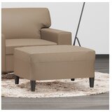 vidaXL Stolček za noge kapučino barve 70x55x41 cm umetno usn | Shoptok.si
