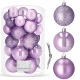springos BOŽIČNE KROGE ZA BOŽIČNO JELKO, 30 kom, SET 6/5/4 cm, NELOMLJIVE PREMIUM, (21637814) | Shoptok.si