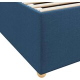  Konstrukcija postelje z vzmetnico Modra 80 x 200 cm blago, (5000127955) | Shoptok.si