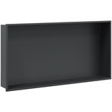  Niša za tuš mat crna 62x32x9 cm nehrđajući čelik | Eponuda.com