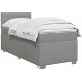  Boxspring krevet s madracem Svjetlosiva 80 x 200 cm Tkanina - Svjetlosiva 80 x 200 cm Dizajn linija | shoptok.hr
