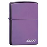 Zippo upaljač classic high polish purple logo