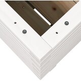  Vrtna sadilica bijela 40 x 40 x 49,5 cm od masivne borovine | Eponuda.com