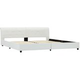  Okvir za krevet od umjetne kože bijeli 180 x 200 cm | shoptok.hr