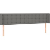  LED uzglavlje tamnosivo 163x16x78/88 cm od tkanine | Eponuda.ba