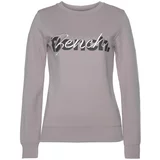 Bench Sweater majica sivkasto ljubičasta (mauve) / crna / srebro