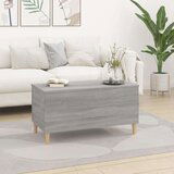  Klubska mizica siva sonoma 90x44,5x45 cm inženirski les, (20712294) | Shoptok.si