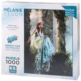 Melanie Delon, slagalica, žena na zidu, 1000 delova