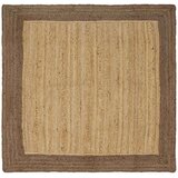  Tepisi za područja Siva 120 x 120 cm Juta - Siva 120 x 120 cm | shoptok.hr