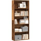 vidaXL Ormarić za knjige boja drva 80 x 30 x 189 cm konstruirano drvo | shoptok.hr
