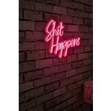  shit happens - pink decorative plastic led lighting Cene