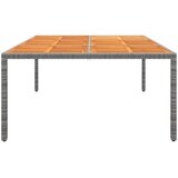  Vrtni stol 200x150x75 cm od bagremovog drva i poliratana sivi | Eponuda.ba