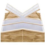 vidaXL Rastlinjak 2 kosa impregnirana borovina 200x50x35 cm u