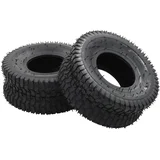 4-dijelni set guma za kolica i zračnica 15 x 6.00-6 4PR gumeni