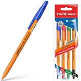 Erich Krause Kemični svinčnik R-301 0,7, 4 barve moder, črn, rdeč, zelen, Orange Stick s 24 KOS, (20862034) | Shoptok.si