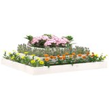  Sadilica bijela 110x110x27 cm od masivne borovine | shoptok.hr