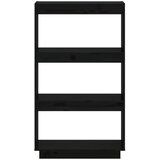 Ormarić za knjige / pregrada crni 60x35x103 cm od borovine | Eponuda.com