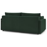 Bobochic Paris Temno zelena raztegljiva sedežna garnitura iz rebrastega žameta 211 cm Marcel – | Shoptok.si