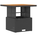  Vrtni set za objed 3 kom. Crna poliratan | shoptok.hr