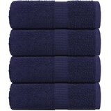 vidaXL Ručnici za pranje FROGN 4 kom. tamnoplave 30x30 cm 360 g/m² - Modra 30 x 30 cm 4 | shoptok.hr