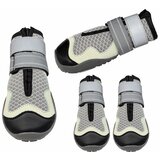 INF 4-delni protizdrsni vodoodbojni pasji čevlji z reflektivnimi trakovi Black+Grey L, (5000294508) | Shoptok.si