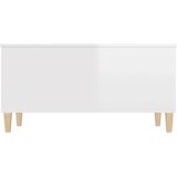  Stolić za kavu sjajni bijeli 90x44 5x45 cm konstruirano drvo | shoptok.hr