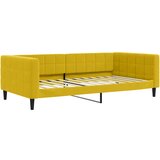  Dnevni krevet s madracem žuti 100 x 200 cm baršunasti | Eponuda.com