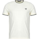 Fred Perry TWIN TIPPED T-SHIRT Bež Cijene