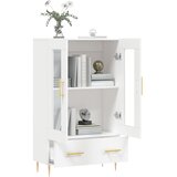  Visoka komoda bijela 69,5 x 31 x 115 cm od konstruiranog drva | Eponuda.com