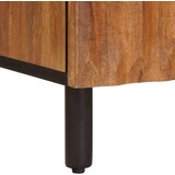  Kreveta Finš acacije smeđa 60 x 33 5 x 75 cm Čvrsto drvo manga | shoptok.hr