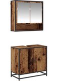  Set namještaja za kupaonicu 2 pcs Staro drvo Konstruirano drvo | Eponuda.com