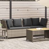  Vrtna sofa s jastucima siva od poliratana | shoptok.hr