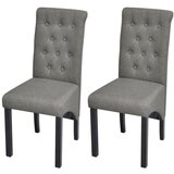 Maison Chic Jedilni stoli - Vzorci stoli 2 kosa svetlo sivo blago A482, (22031846) | Shoptok.si