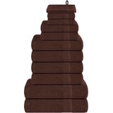  Set ručnika FROGN od 12 dijelova smeđi 360 g/m² | shoptok.hr