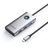 Orico Večnamenska priklopna postaja Type-C 5in1 HUB (siva), (20466820) | Shoptok.si
