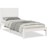  Dugi okvir kreveta bez madraca bijeli 90 x 210 cm masivno drvo | shoptok.hr