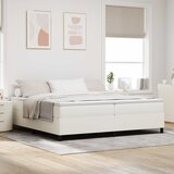 Krevetna platforma Krema 200 x 200 cm Kordura tekstil | shoptok.hr